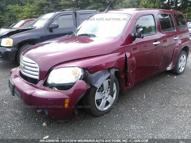 3GNDA13D46S608759 - 2006 CHEVROLET HHR LS ბურგუნდია ფოტო 6
