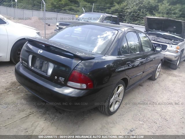 3N1AB51D33L726183 - 2003 NISSAN SENTRA SE-R SPEC V BLACK photo 4