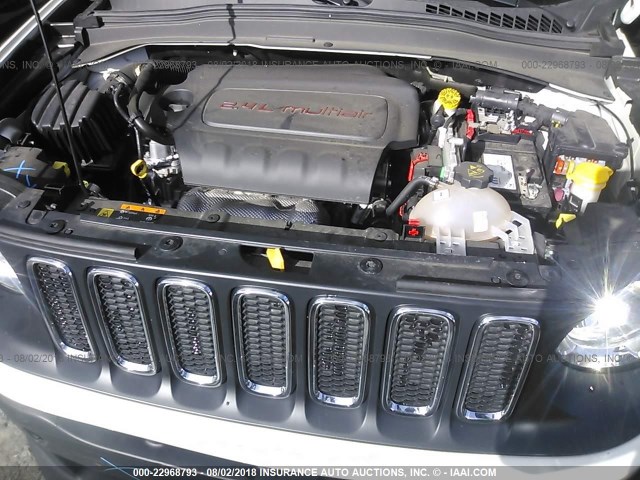 ZACCJAAB5HPE51186 - 2017 JEEP RENEGADE SPORT Սպիտակ լուսանկար 10