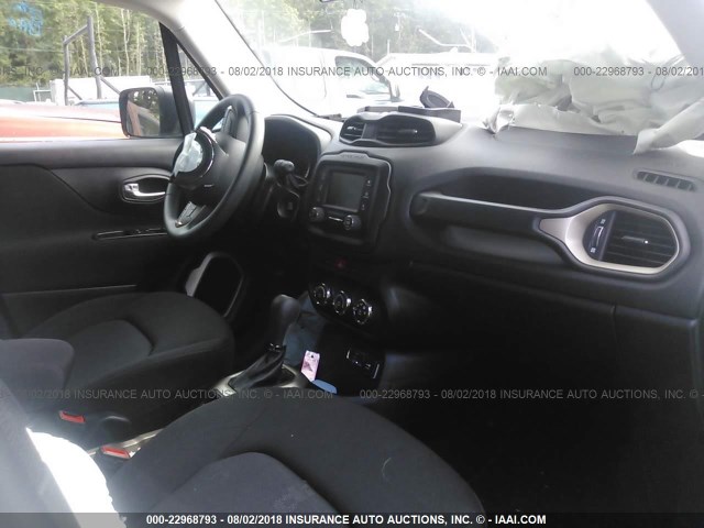 ZACCJAAB5HPE51186 - 2017 JEEP RENEGADE SPORT Սպիտակ լուսանկար 5