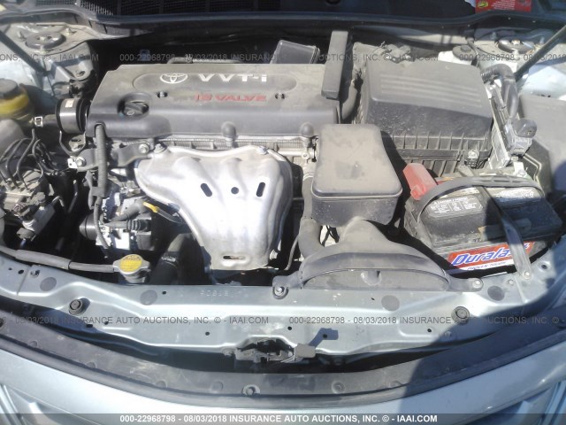 4T1BE46K79U808079 - 2009 TOYOTA CAMRY SE/LE/XLE 绿色 照片 10