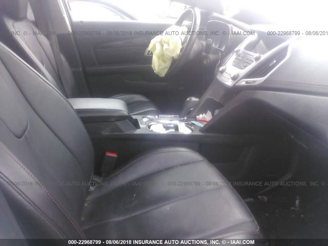 2GKALYEK6D6100058 - 2013 GMC TERRAIN DENALI WHITE photo 5