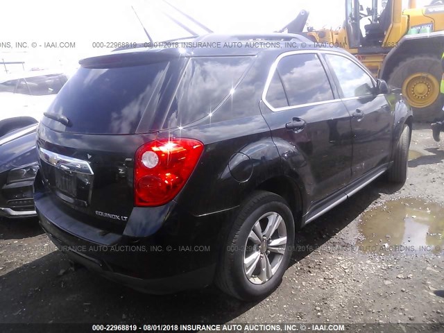 2CNFLEEC7B6280068 - 2011 CHEVROLET EQUINOX LT BLACK photo 4