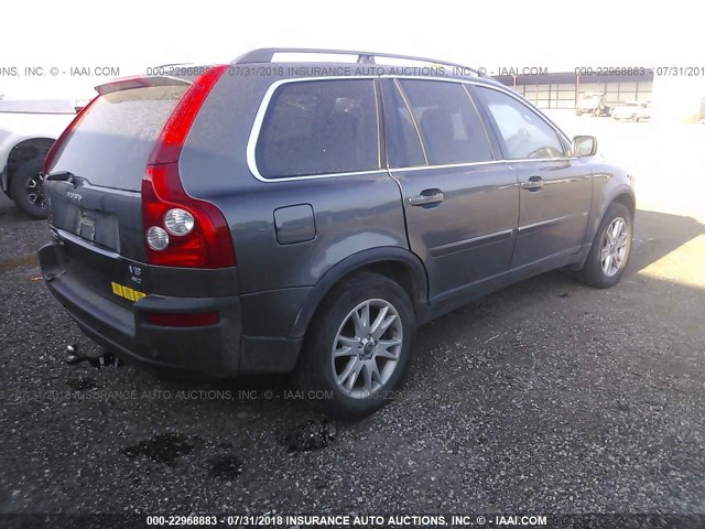 YV4CZ852061290882 - 2006 VOLVO XC90 V8 GRAY photo 4