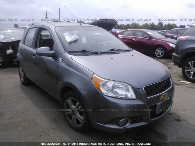 KL1TG6DE6BB216418 - 2011 CHEVROLET AVEO LT GRAY photo 1