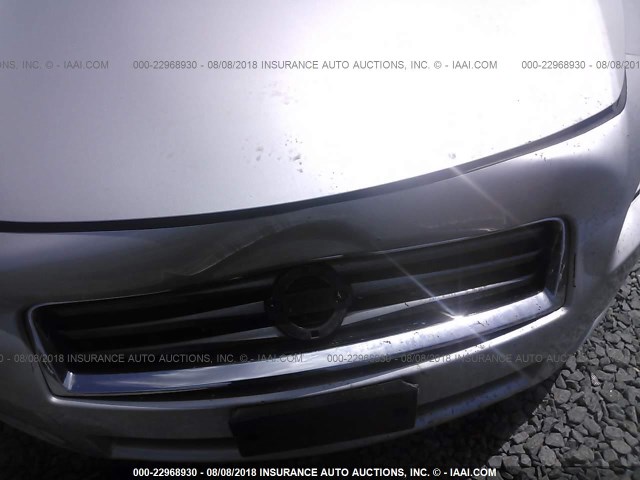 1N4AA5AP2CC855804 - 2012 NISSAN MAXIMA S/SV SILVER photo 6