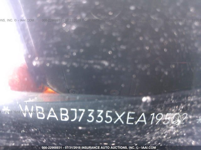 WBABJ7335XEA19502 - 1999 BMW 323 IC BLACK photo 9