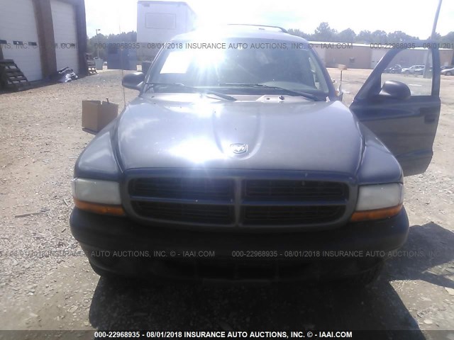 1D4HS38N13F578983 - 2003 DODGE DURANGO SPORT GRAY photo 6