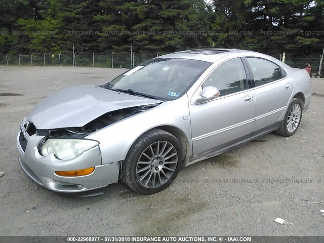 2C3AE76K54H600025 - 2004 CHRYSLER 300M SPECIAL SILVER photo 2