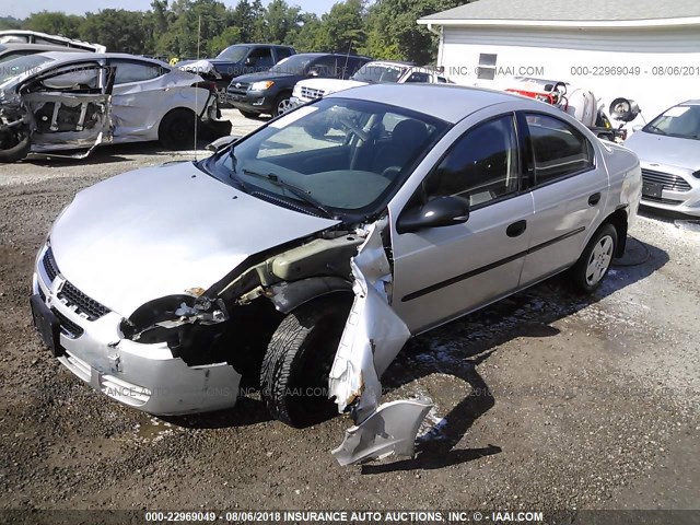 1B3ES26C23D140028 - 2003 DODGE NEON SE SILVER photo 2