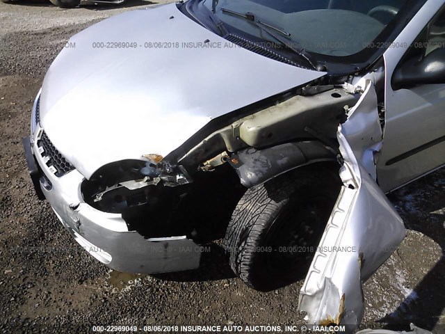 1B3ES26C23D140028 - 2003 DODGE NEON SE SILVER photo 6