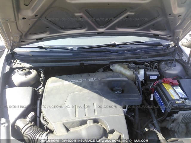 1G1ZH57B88F168104 - 2008 CHEVROLET MALIBU 1LT Dark Brown photo 10