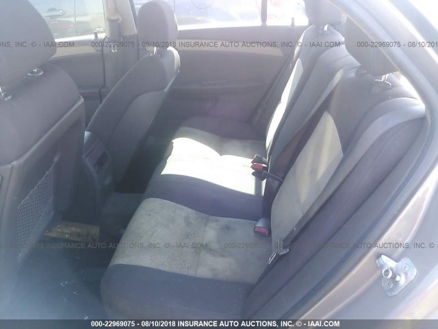 1G1ZH57B88F168104 - 2008 CHEVROLET MALIBU 1LT Dark Brown photo 8