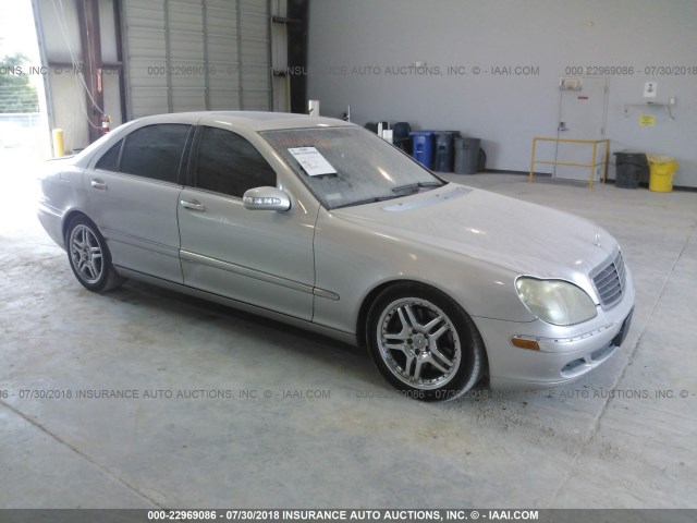 WDBNG83J73A383078 - 2003 MERCEDES-BENZ S 430 4MATIC SILVER photo 1