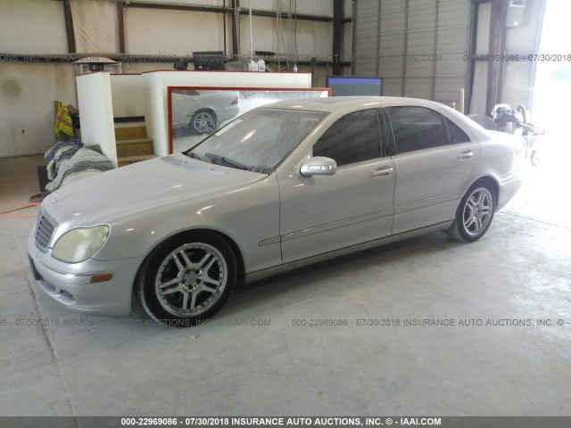 WDBNG83J73A383078 - 2003 MERCEDES-BENZ S 430 4MATIC SILVER photo 2