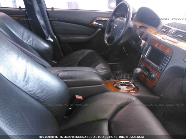 WDBNG83J73A383078 - 2003 MERCEDES-BENZ S 430 4MATIC SILVER photo 5