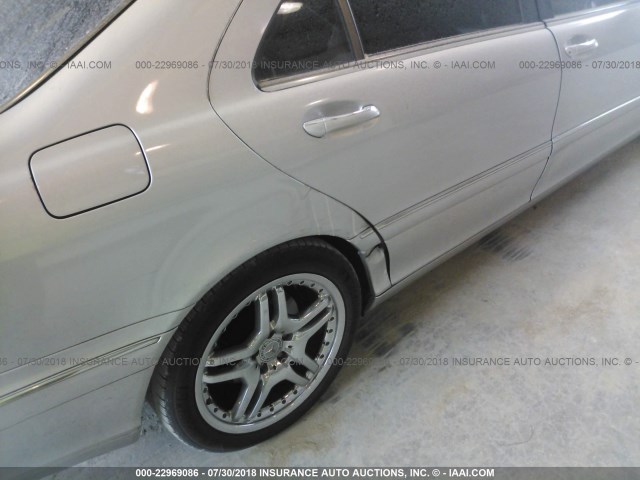 WDBNG83J73A383078 - 2003 MERCEDES-BENZ S 430 4MATIC SILVER photo 6