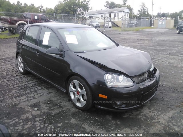 WVWHD71K29W114009 - 2009 VOLKSWAGEN GTI BLACK photo 1