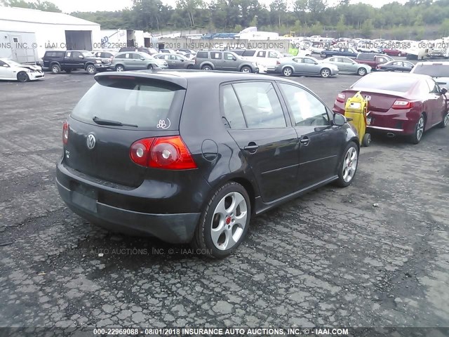 WVWHD71K29W114009 - 2009 VOLKSWAGEN GTI BLACK photo 4