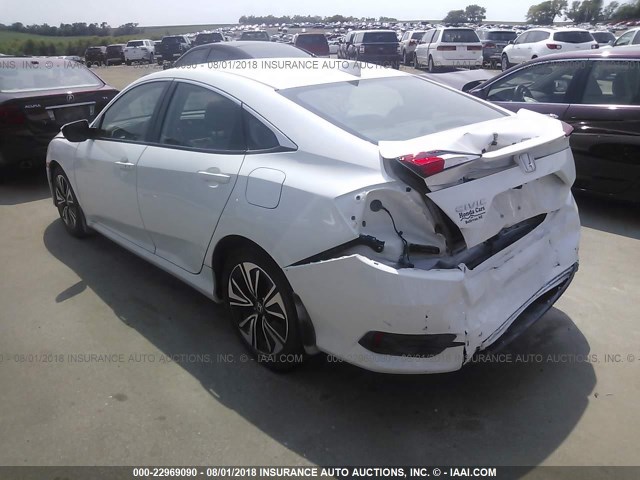 19XFC1F76HE011616 - 2017 HONDA CIVIC EXL 白色 照片 3