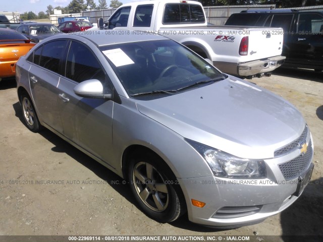 1G1PE5S90B7141226 - 2011 CHEVROLET CRUZE LT SILVER photo 1