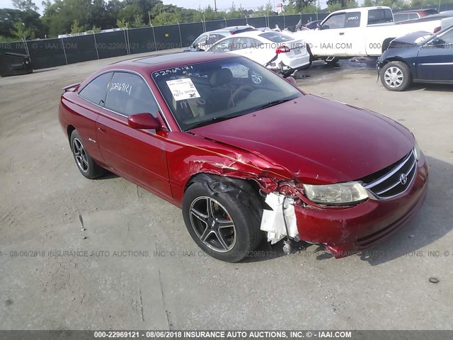 2T1CF28P5XC197658 - 1999 TOYOTA CAMRY SOLARA SE/SLE Qırmızı foto 1