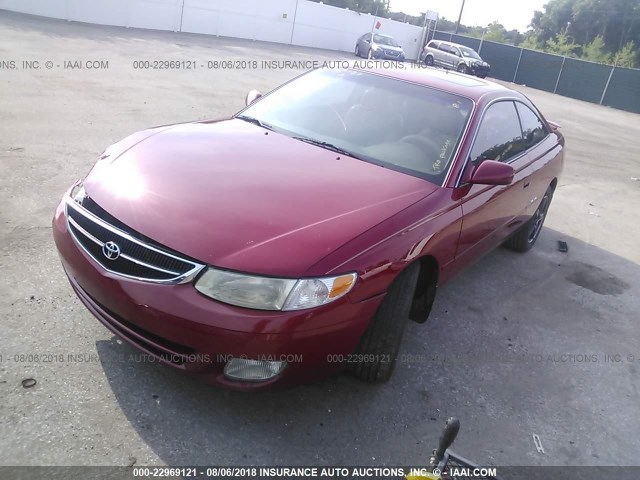 2T1CF28P5XC197658 - 1999 TOYOTA CAMRY SOLARA SE/SLE Qırmızı foto 2