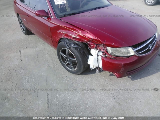 2T1CF28P5XC197658 - 1999 TOYOTA CAMRY SOLARA SE/SLE Qırmızı foto 6