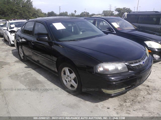 2G1WP521349125510 - 2004 CHEVROLET IMPALA SS BLACK photo 1