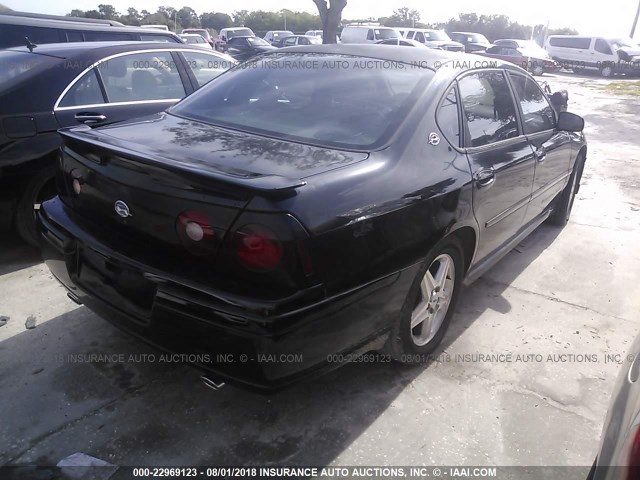 2G1WP521349125510 - 2004 CHEVROLET IMPALA SS BLACK photo 4