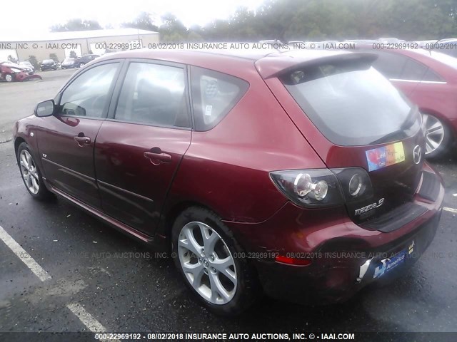 JM1BK343891241417 - 2009 MAZDA 3 S RED photo 3