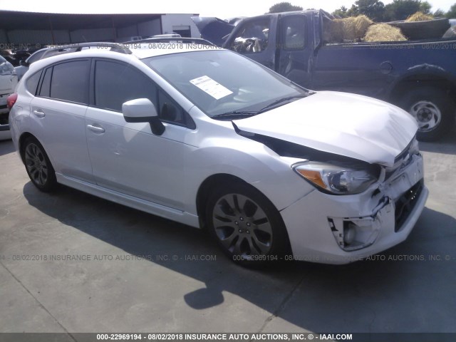 JF1GPAS65E8277162 - 2014 SUBARU IMPREZA SPORT LIMITED WHITE photo 1