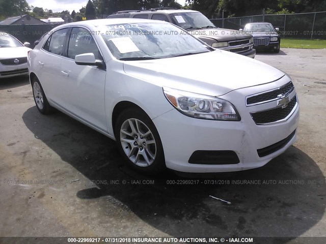 1G11D5RR1DF113975 - 2013 CHEVROLET MALIBU 1LT WHITE photo 1