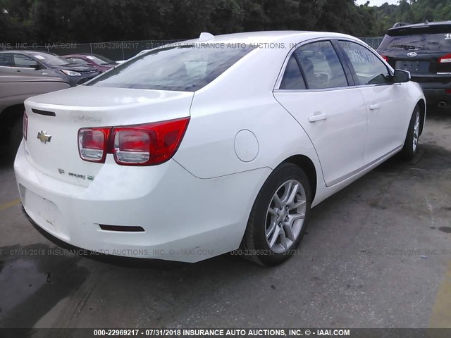 1G11D5RR1DF113975 - 2013 CHEVROLET MALIBU 1LT WHITE photo 4