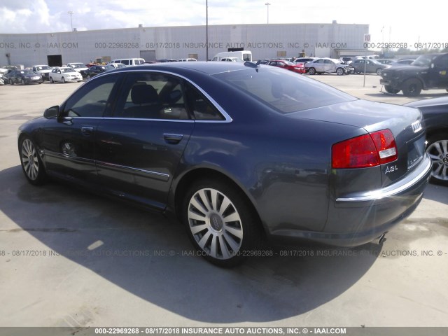 WAUML44E36N018880 - 2006 AUDI A8 L QUATTRO Dark Blue photo 3