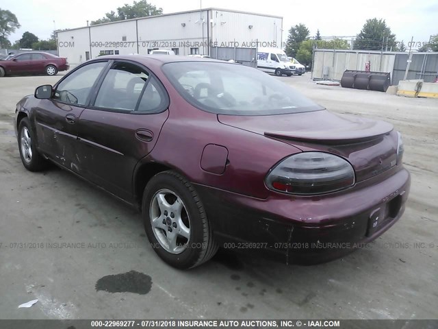 1G2WK52J62F210369 - 2002 PONTIAC GRAND PRIX SE 栗色 照片 3