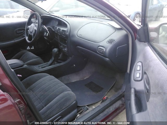 1G2WK52J62F210369 - 2002 PONTIAC GRAND PRIX SE MAROON photo 5