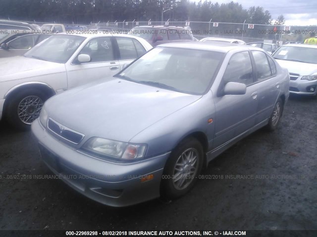 JNKCP11A2YT300749 - 2000 INFINITI G20 SILVER photo 2