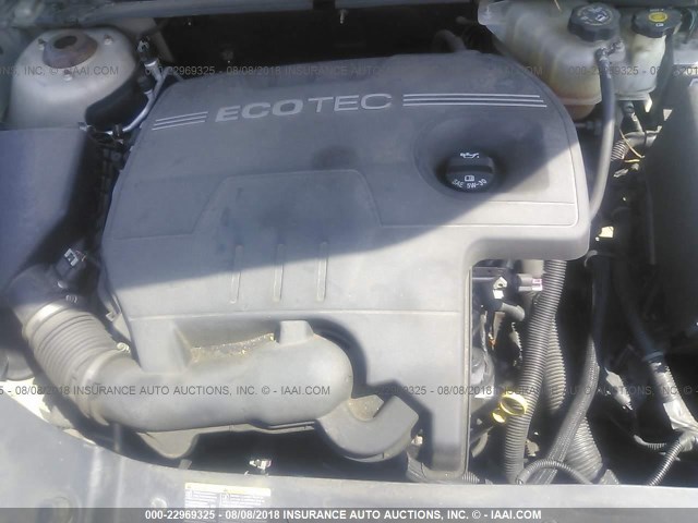 1G1ZG57B294217331 - 2009 CHEVROLET MALIBU LS ოქროსფერი ფოტო 10