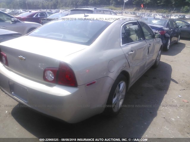 1G1ZG57B294217331 - 2009 CHEVROLET MALIBU LS ოქროსფერი ფოტო 4
