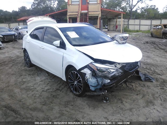 2T1BURHE3GC521361 - 2016 TOYOTA COROLLA L/LE/LE PLS/PRM/S/S PLS WHITE photo 1