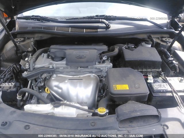 4T1BF1FK8CU127738 - 2012 TOYOTA CAMRY SE/LE/XLE შავი ფოტო 10