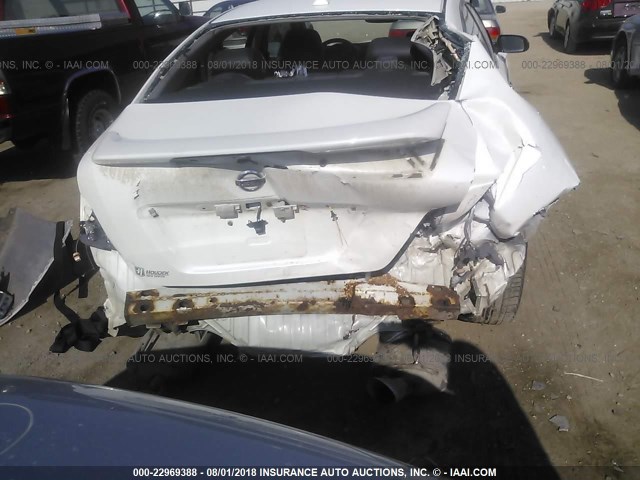 1N4AA51EX9C812416 - 2009 NISSAN MAXIMA S/SV WHITE photo 6