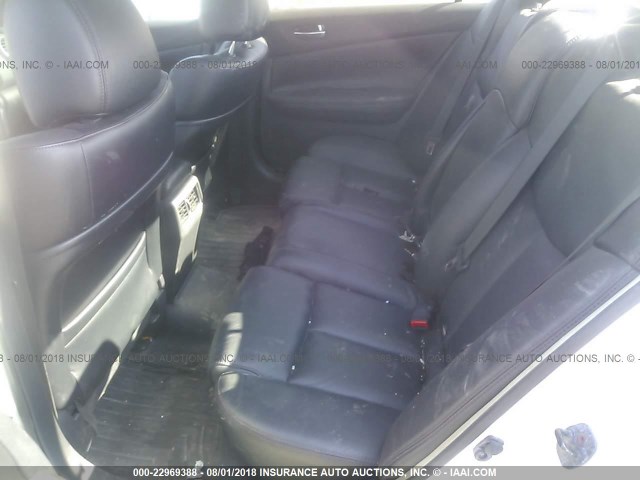 1N4AA51EX9C812416 - 2009 NISSAN MAXIMA S/SV WHITE photo 8
