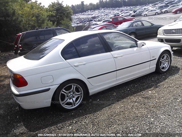 WBAAV53491FJ72508 - 2001 BMW 330 I WHITE photo 4