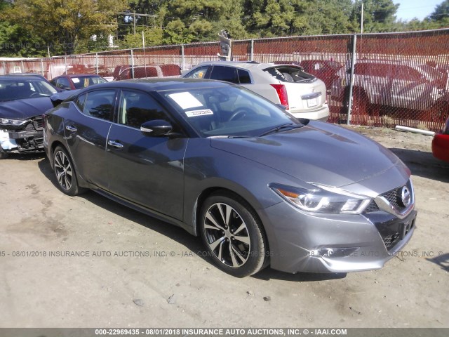 1N4AA6AP8JC378864 - 2018 NISSAN MAXIMA 3.5S/SV/SL/SR/PLAT GRAY photo 1