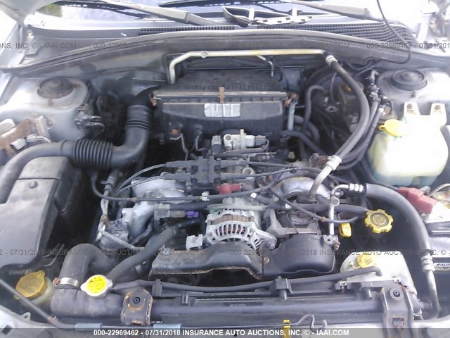 JF1SG65693H708814 - 2003 SUBARU FORESTER 2.5XS Argent photo 10