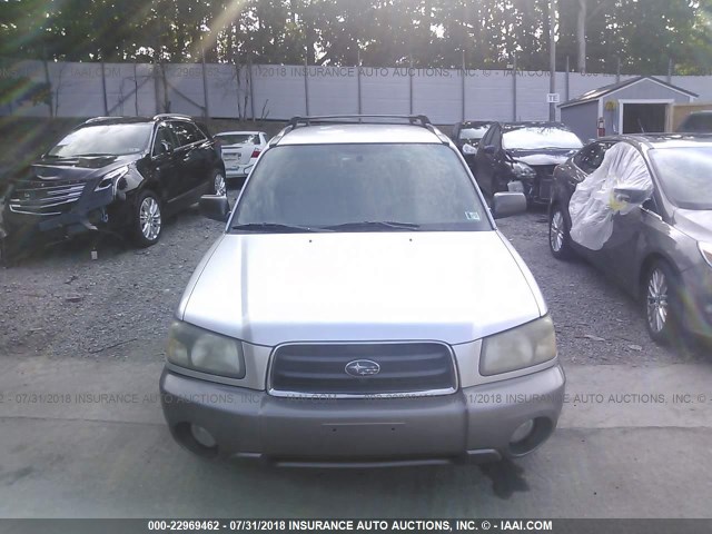 JF1SG65693H708814 - 2003 SUBARU FORESTER 2.5XS Argent photo 6