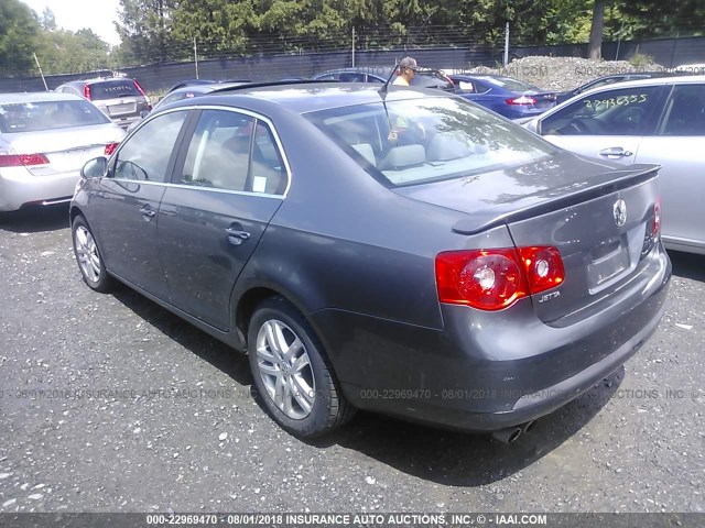 3VWEG71KX7M202133 - 2007 VOLKSWAGEN JETTA WOLFSBURG 灰色 照片 3