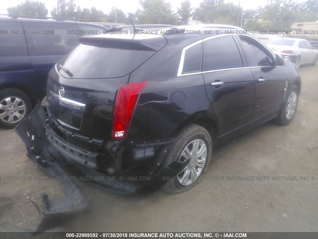 3GYFNAEY0AS632033 - 2010 CADILLAC SRX LUXURY COLLECTION BLACK photo 4